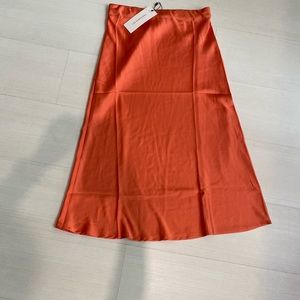 Satin slip midi skirt from Vici